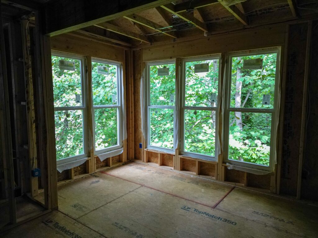 Windows and Framing During Apartment Reconstruction